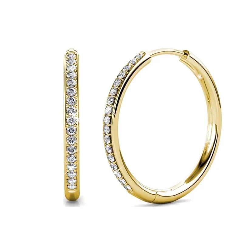 Sorel Pave Earrings | White Gold 14k - Image 2