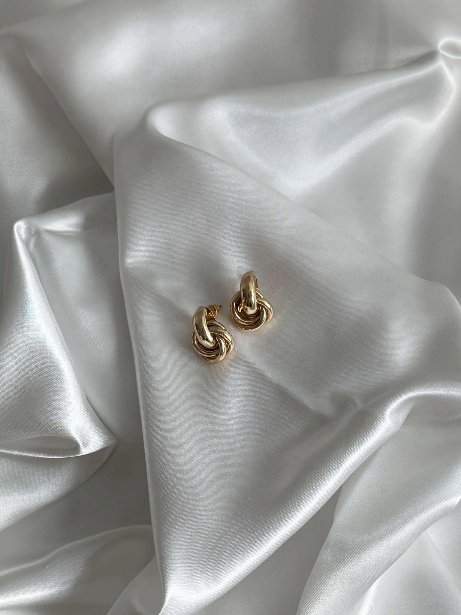 Timeless Twist Knot Stud Earrings - Image 5