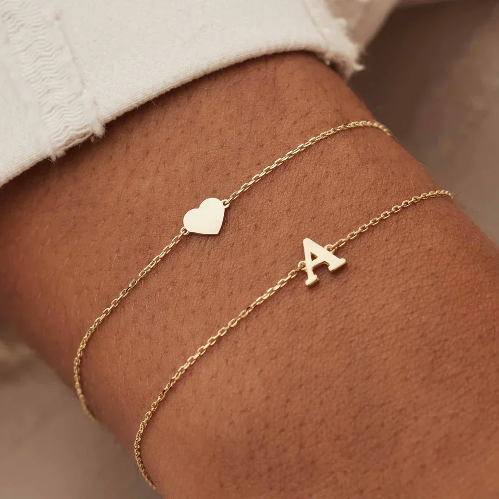 Vita Signa Initial Bracelet | Gold 14k - Image 3