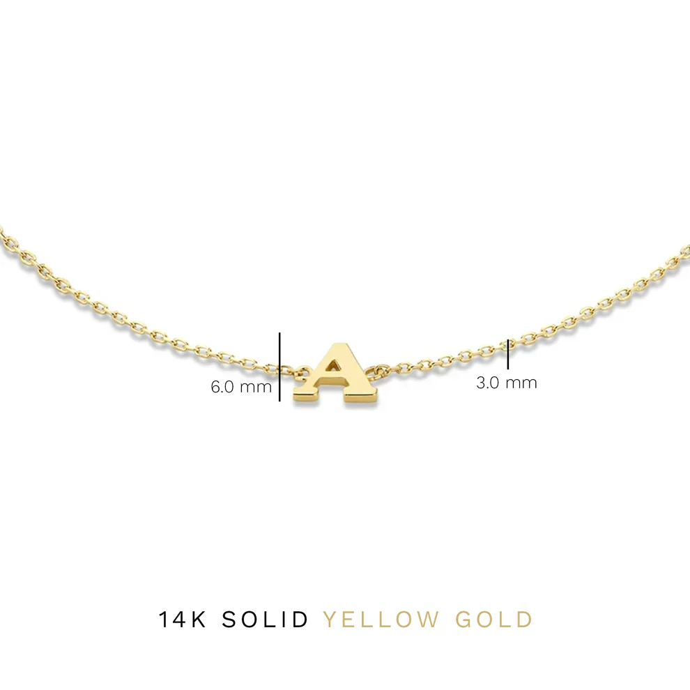 Vita Signa Initial Bracelet | Gold 14k - Image 5